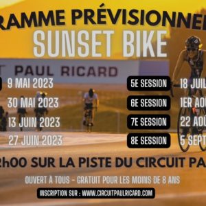 Réservez vos soirées au Castellet en 2023