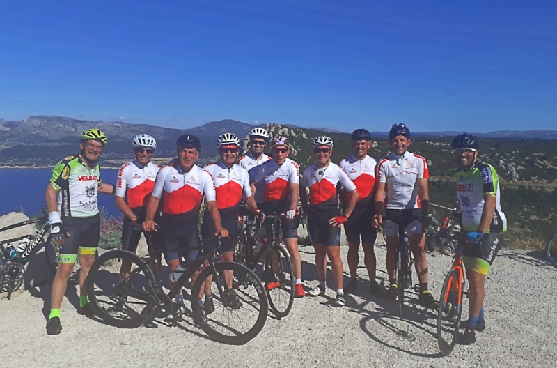 Séjour à Sanary de nos amis Pyrénéens club d’Agos Vilados ( ACAV)