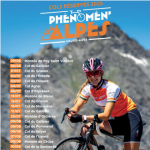 Cols des Hautes Alpes et de l’Oisans réservés aux cyclistes en 2025