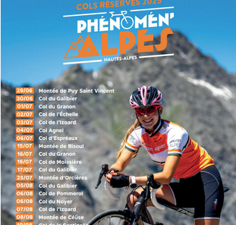 Cols des Hautes Alpes et de l’Oisans réservés aux cyclistes en 2025
